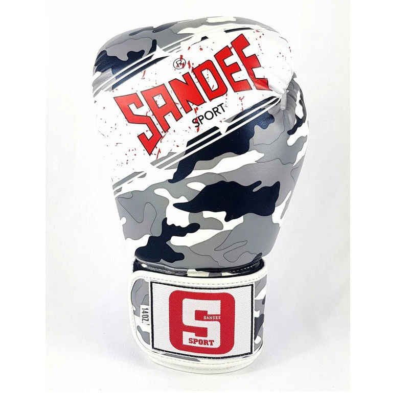 Sandee Sport Boxing Gloves Camo Grey - Image 3