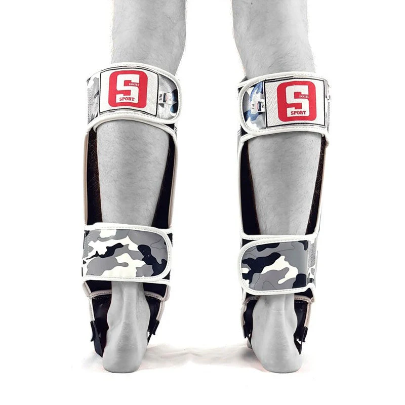 Sandee Sport Slim Shinguards Camo Grey - Image 4