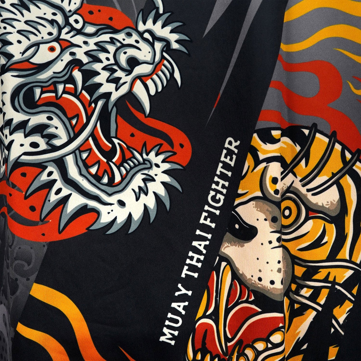 TT105 TUFF Tank Top Black Dragon and Tiger - Image 5