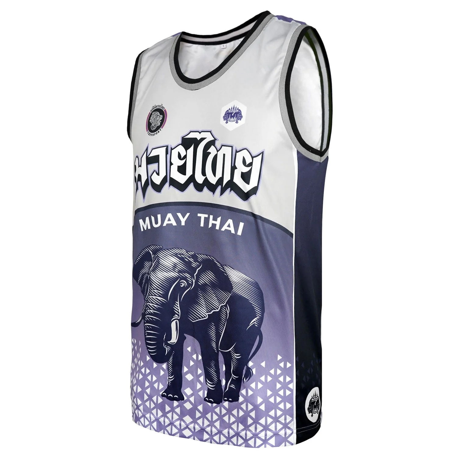TT106 TUFF Tank Top War Elephant Grey-Blue - Image 2