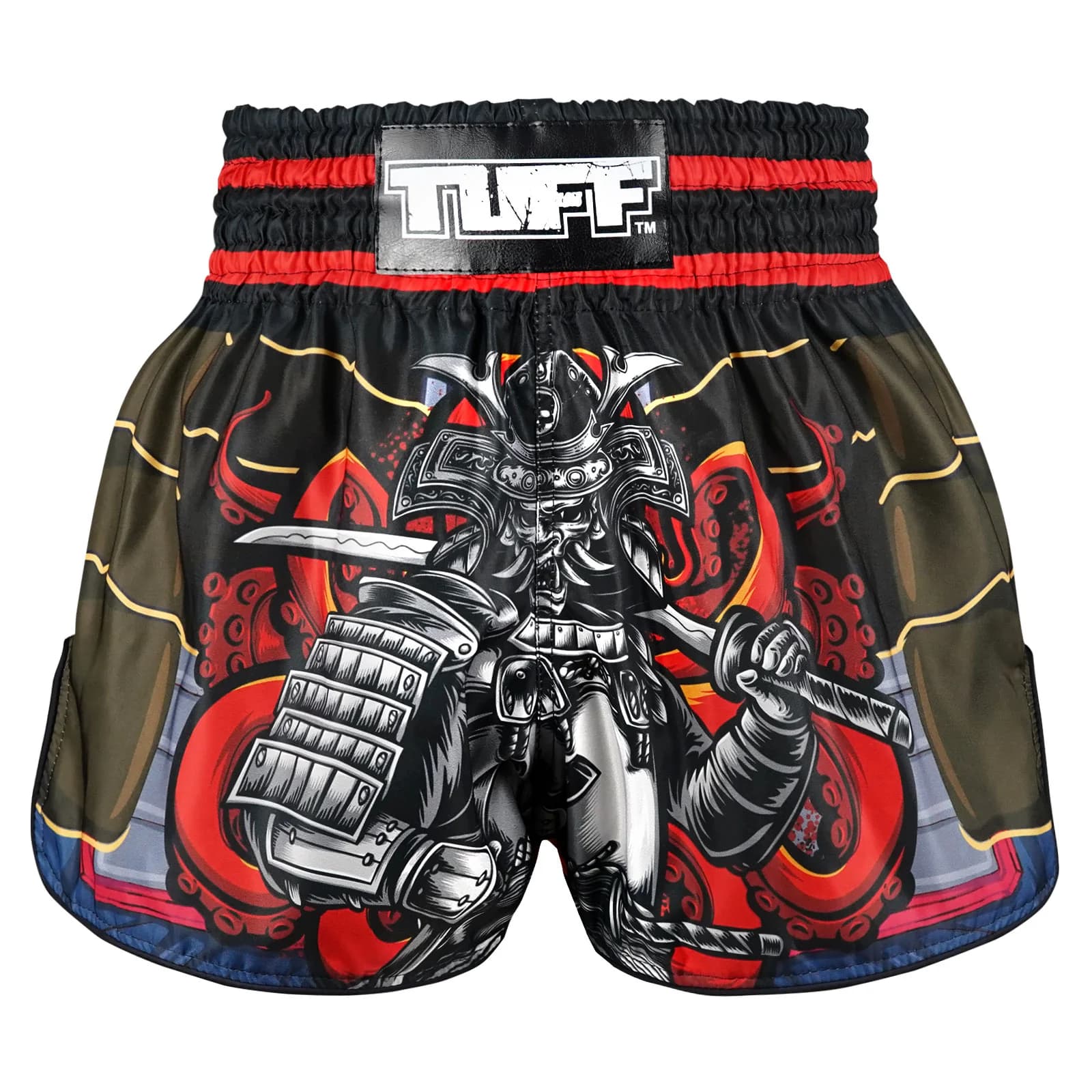 TUFF High-Cut Retro Muaythai Shorts - RMS101 - The Undefeated Steel Spirits - Image 3
