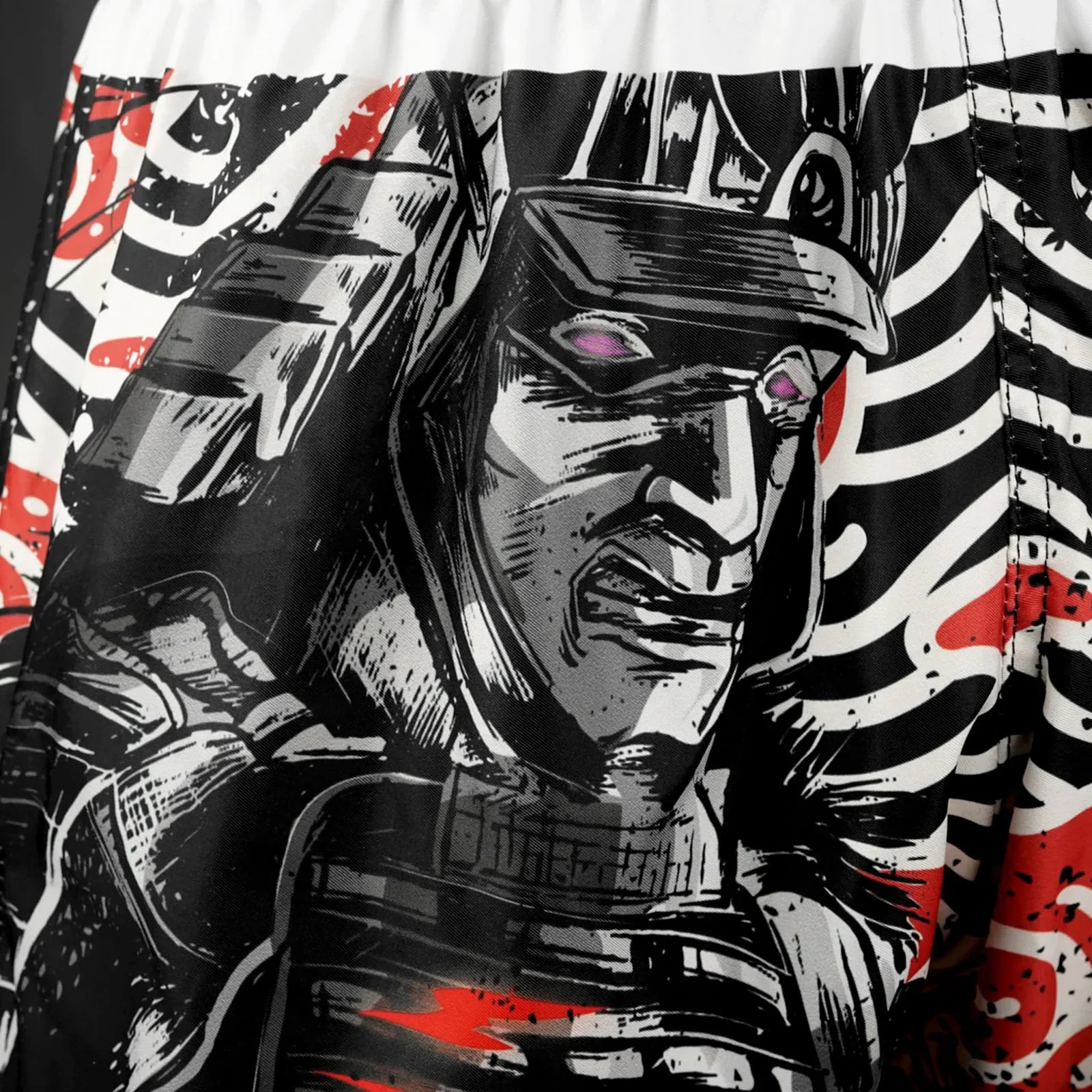 TUFF High-Cut Retro Muaythai Shorts - RMS102 - Waves of Bushido Elegance - Image 5