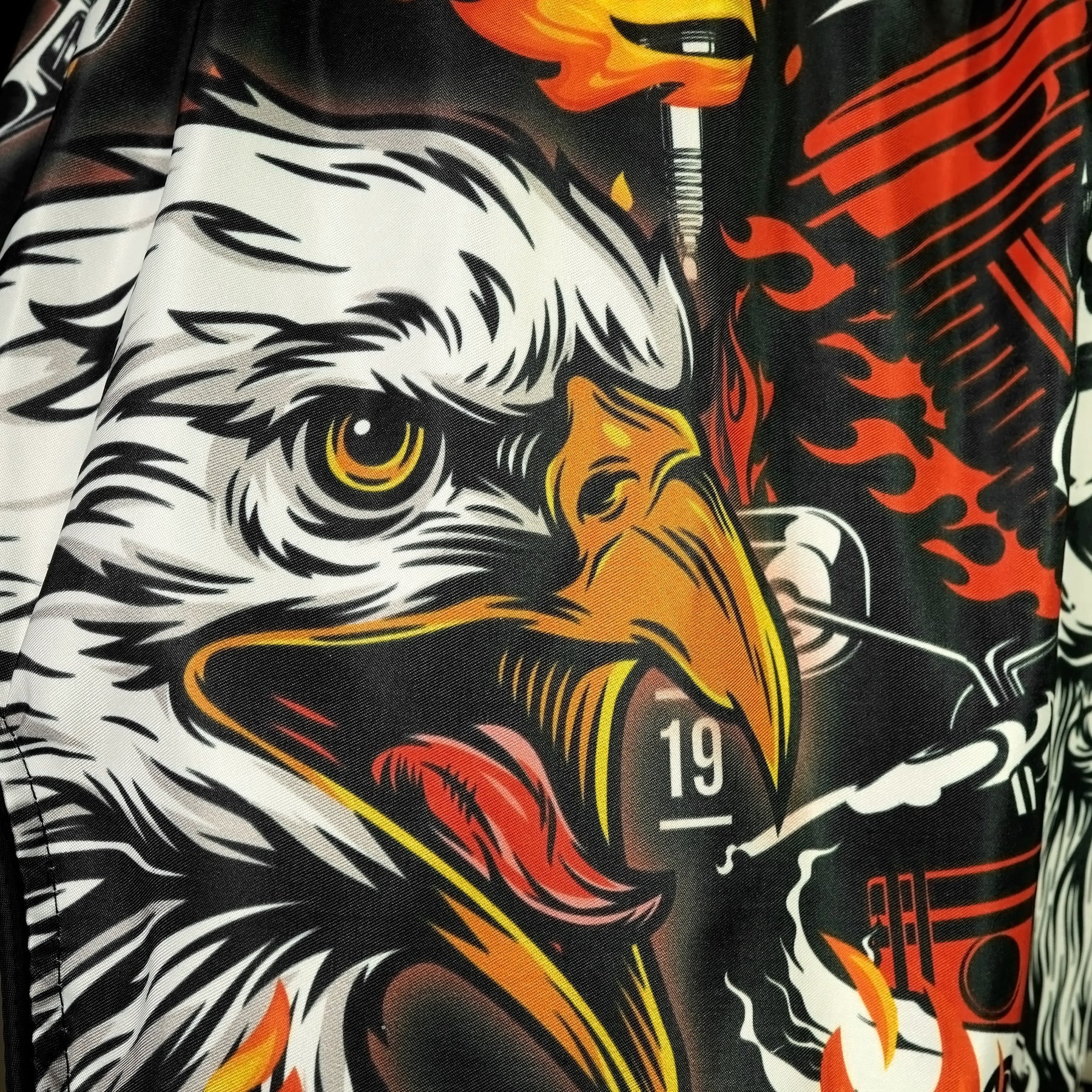 TUFF High-Cut Retro Muaythai Shorts - RMS108 - Graybeard and The Eagle - Image 5