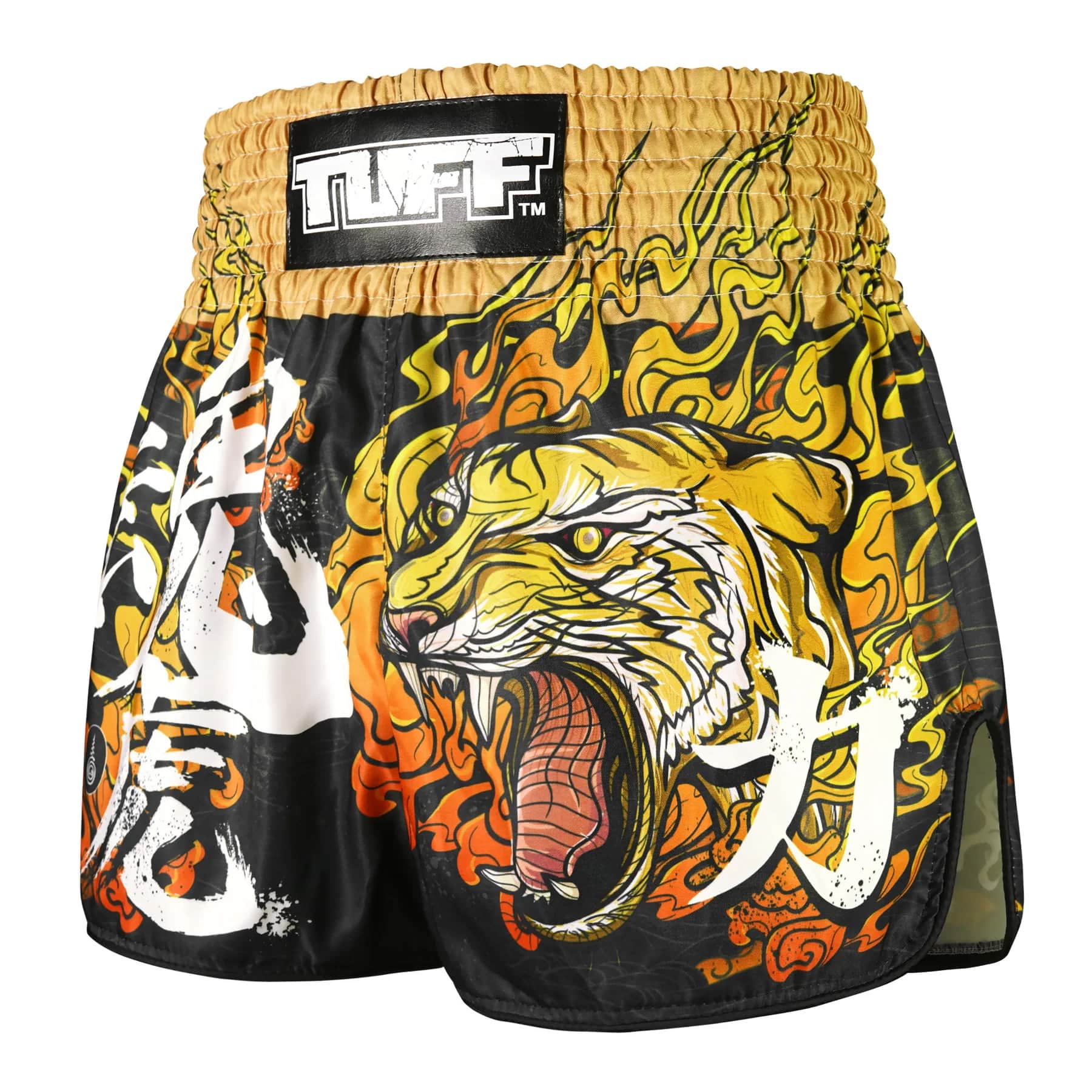 TUFF High-Cut Retro Muaythai Shorts - RMS111 - Tora Mazuka The True Tiger - Image 2