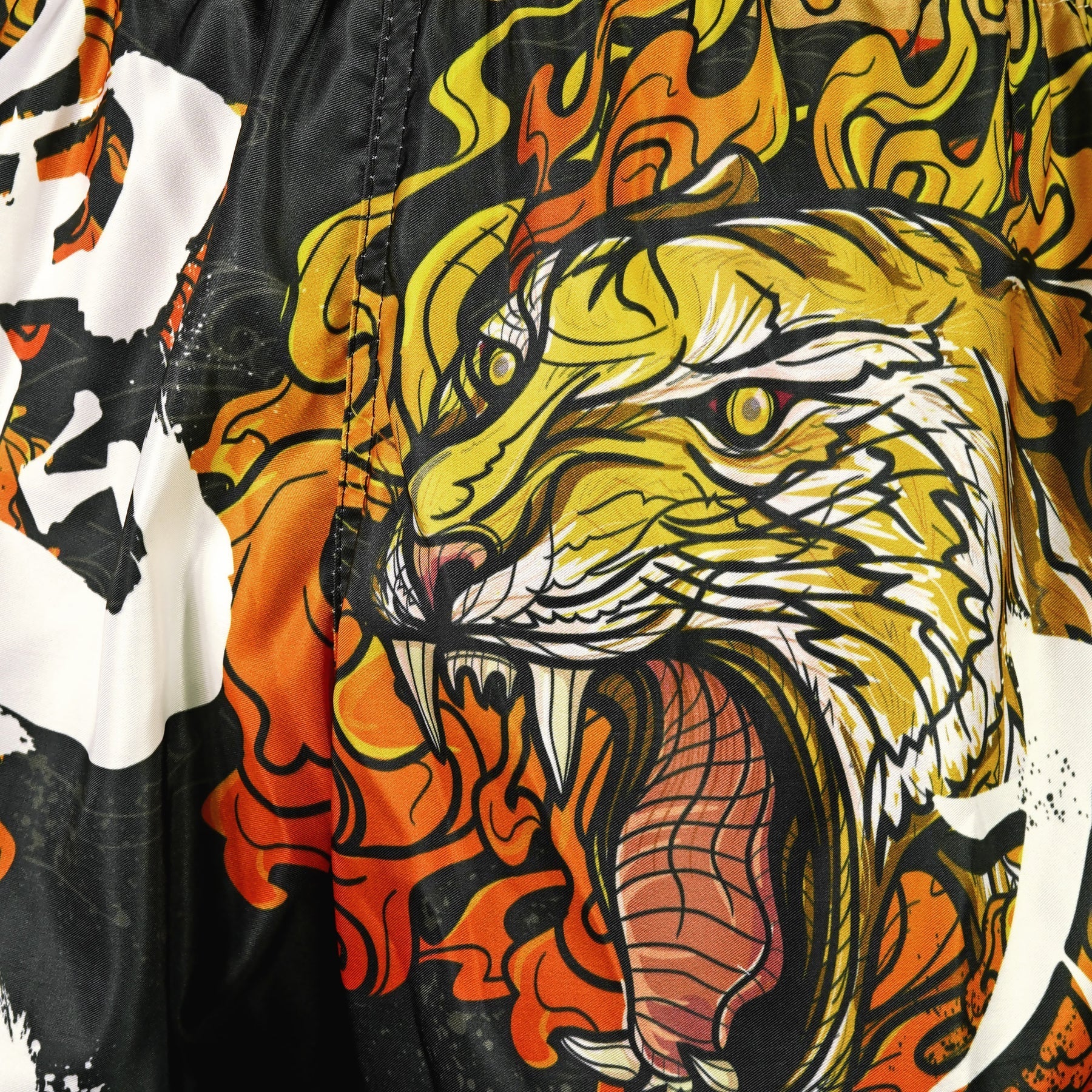 TUFF High-Cut Retro Muaythai Shorts - RMS111 - Tora Mazuka The True Tiger - Image 5