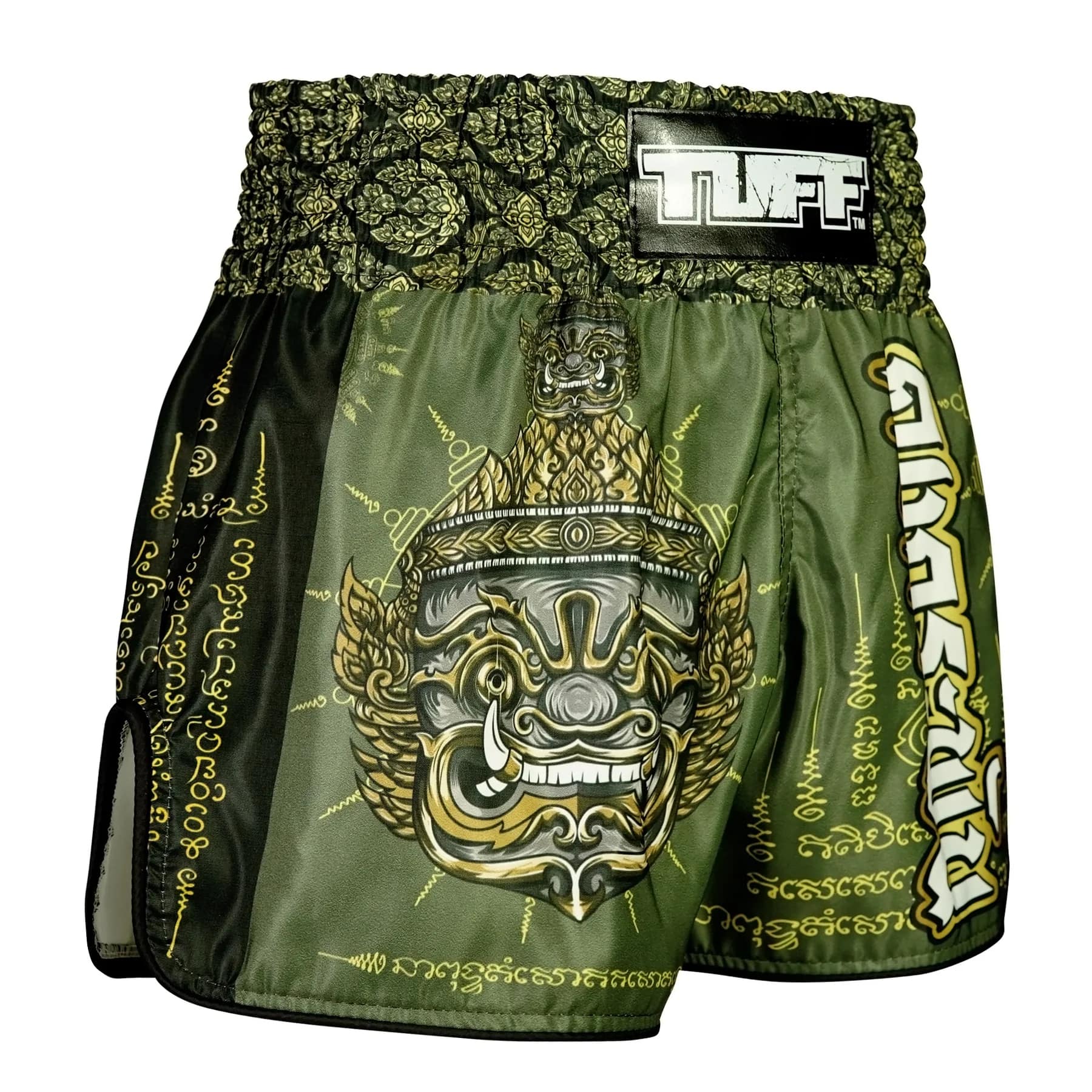 TUFF High-Cut Retro Muaythai Shorts - RMS117 - The Immortal Yaksa - Image 4