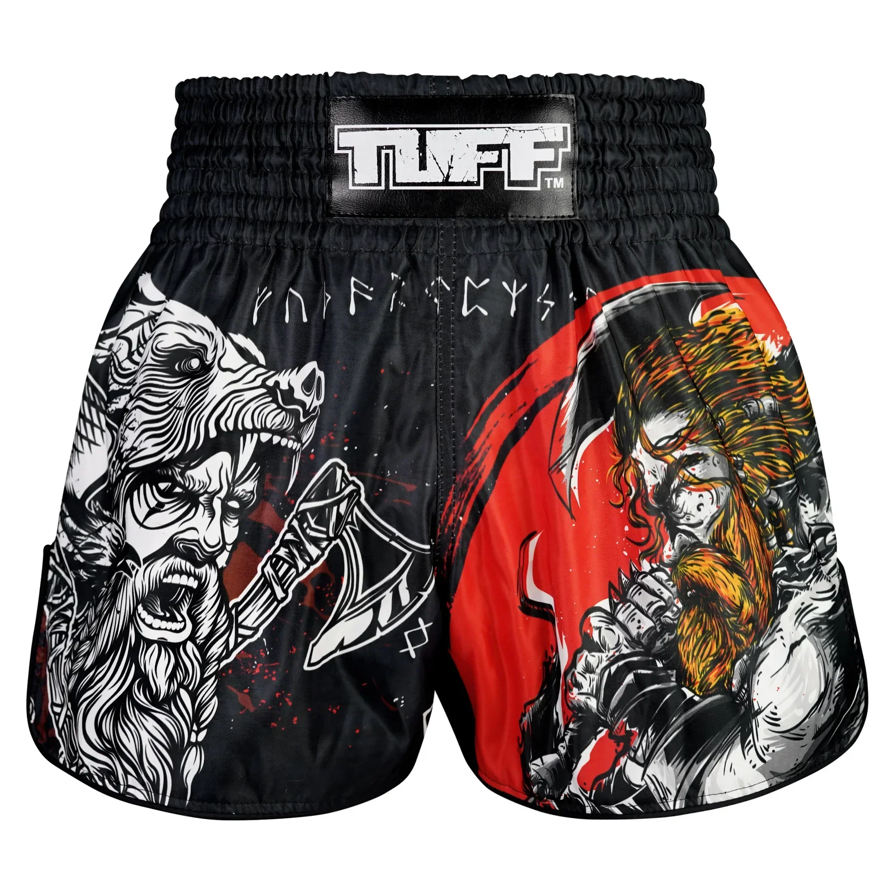 TUFF High-Cut Retro Muaythai Shorts - RMS121 - The Barbarian - Image 3