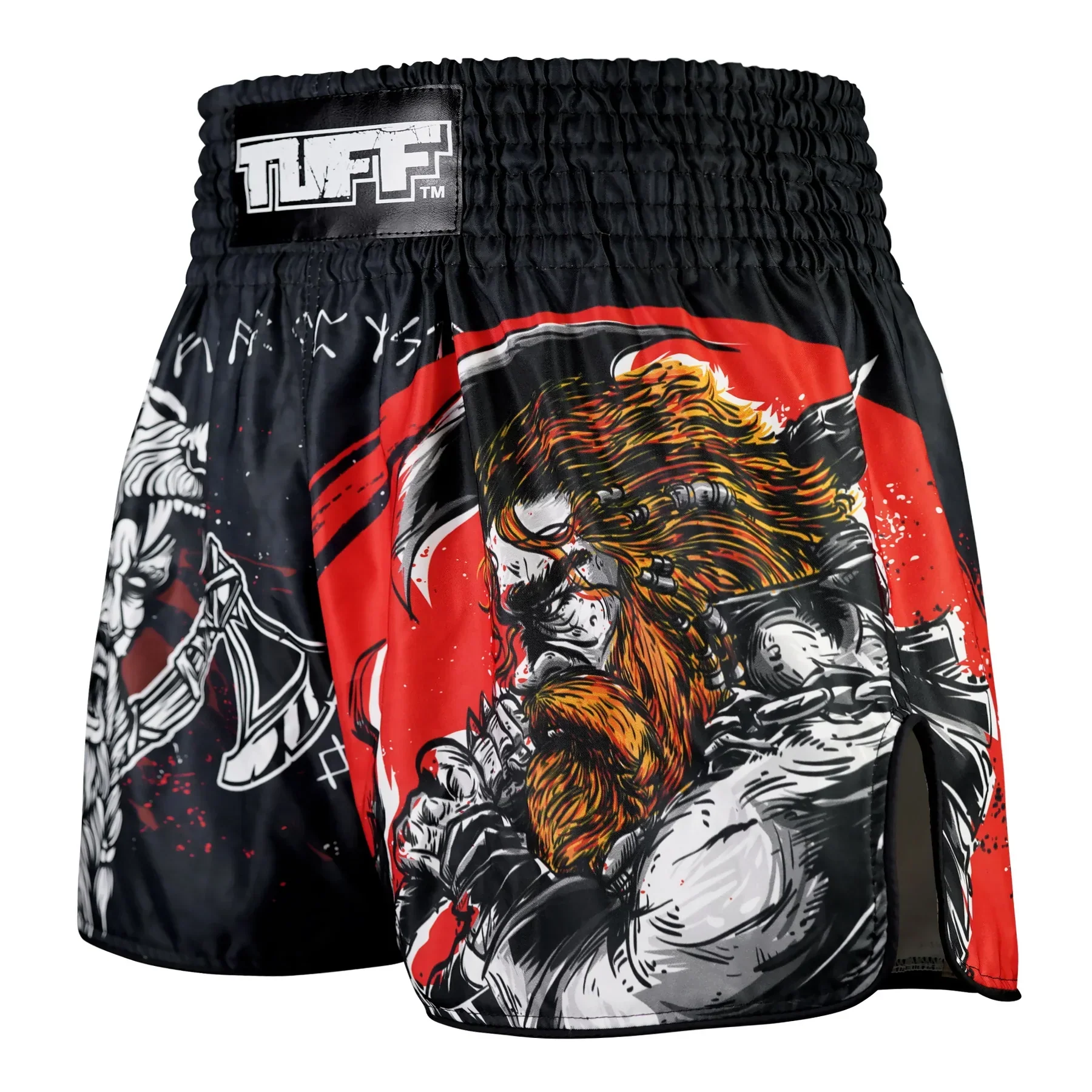 TUFF High-Cut Retro Muaythai Shorts - RMS121 - The Barbarian - Image 4