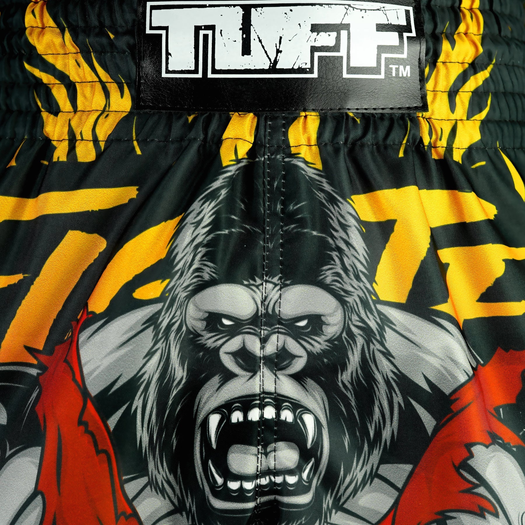 TUFF High-Cut Retro Muaythai Shorts - RMS122 - The Gigantic Beast - Image 5
