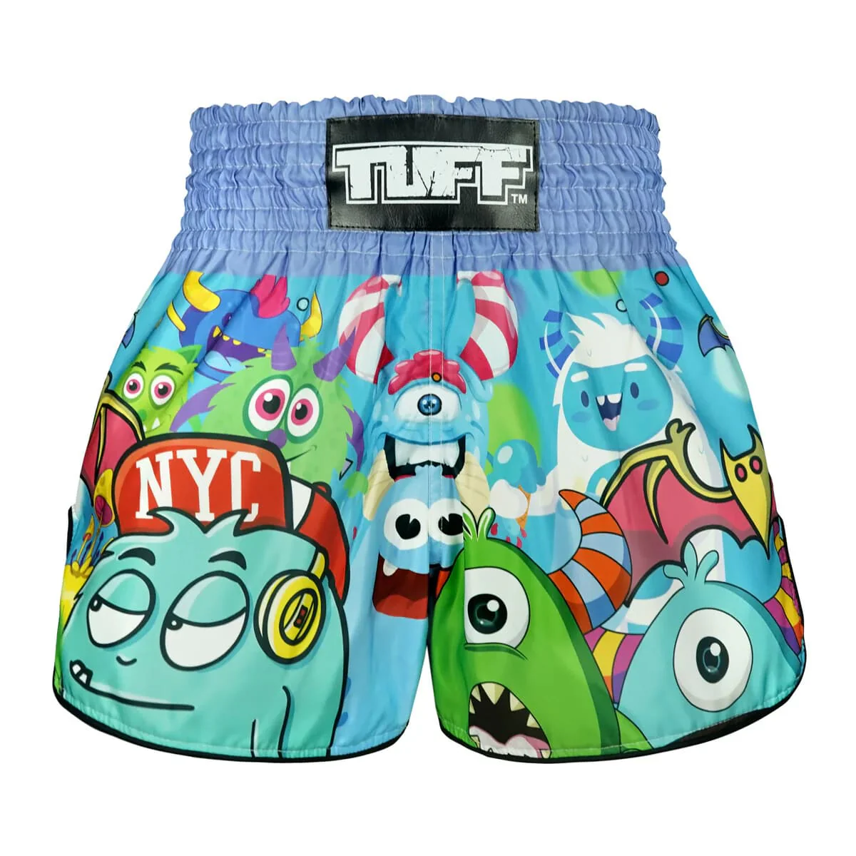TUFF Kids Muay Thai Shorts - RMS104 - Party Monster - Image 3