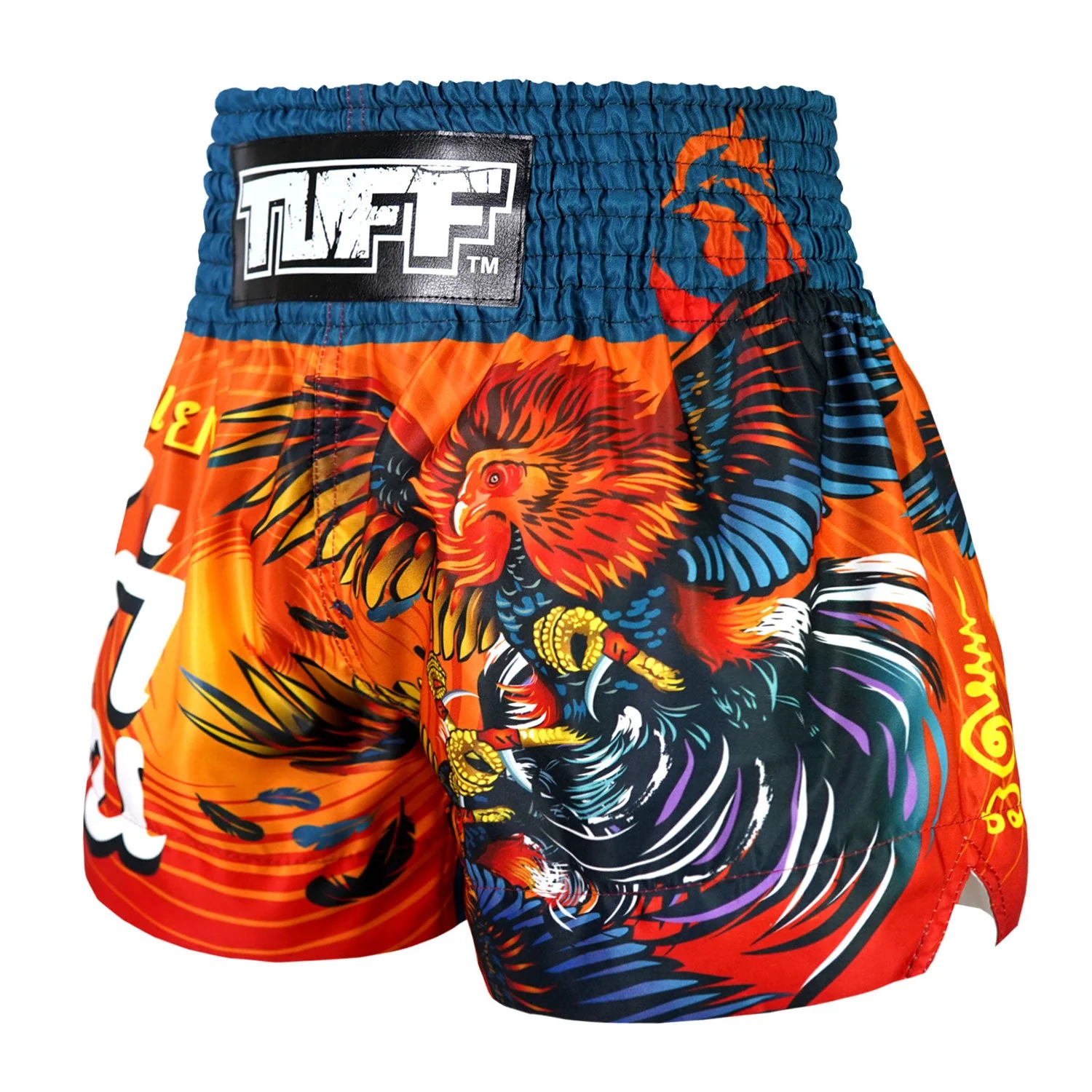 TUFF Muay Thai Shorts - MS676 - Lethwei Rooster - Image 2
