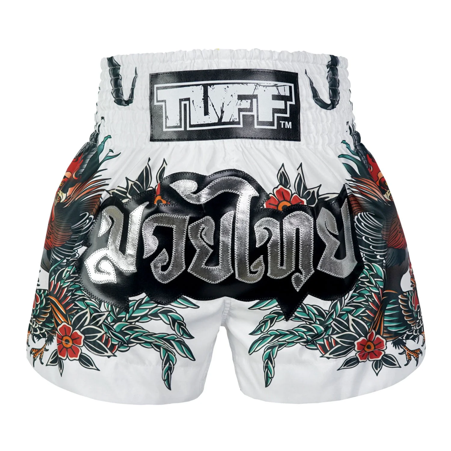 TUFF Muay Thai Shorts - MS677 - Origin of Thai Rooster - Image 3