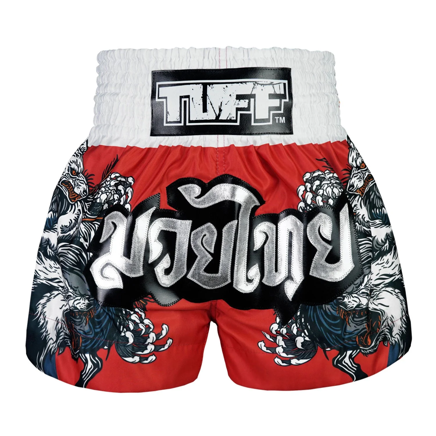 TUFF Muay Thai Shorts - MS684 - Wolfpack - Image 3