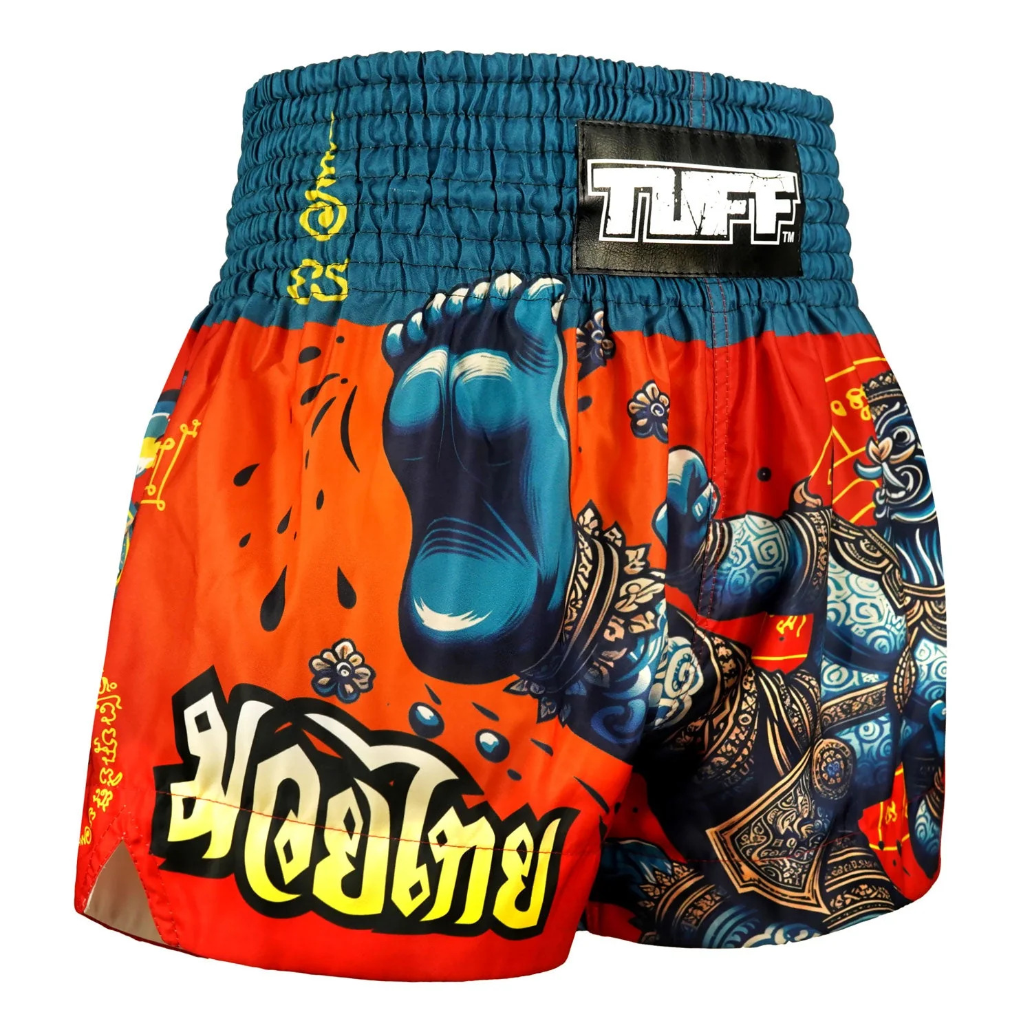 TUFF Muay Thai Shorts - MS687 - The Emerald King - Image 4