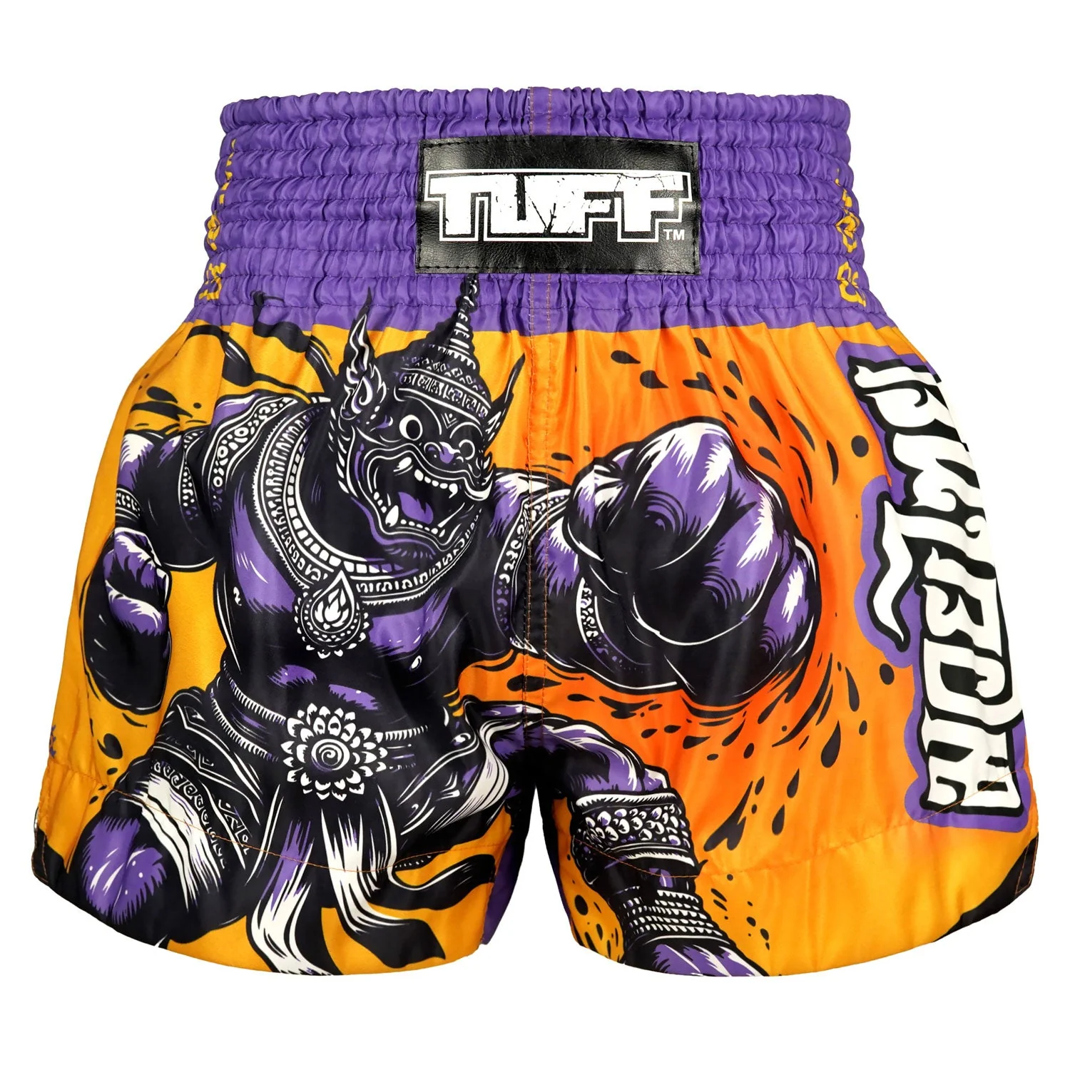 TUFF Muay Thai Shorts - MS688 - The Amethyst King - Image 3