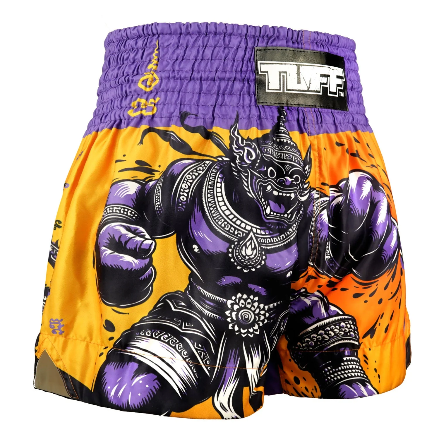 TUFF Muay Thai Shorts - MS688 - The Amethyst King - Image 4
