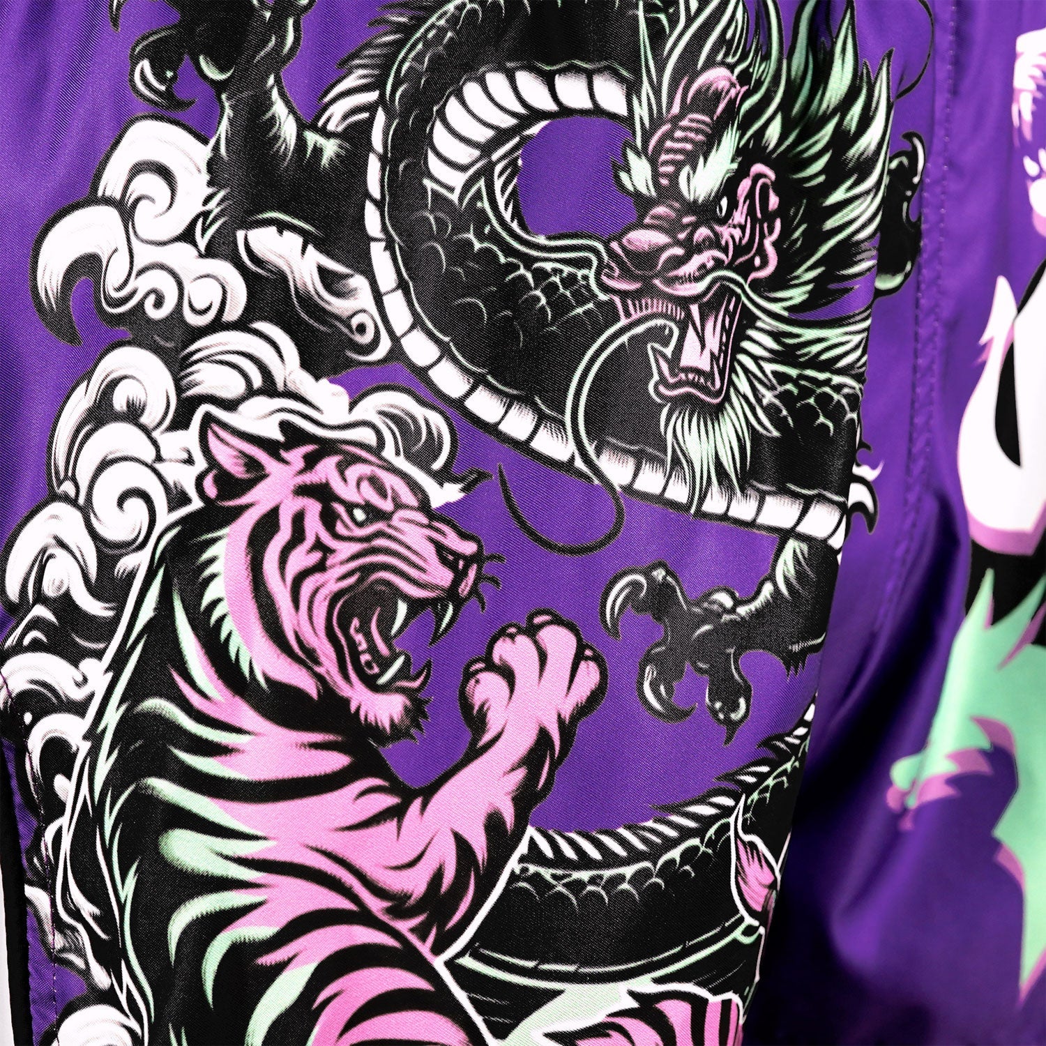TUFF Payak Muay Thai Shorts - RMS012 - Shadow & Flame - Image 5