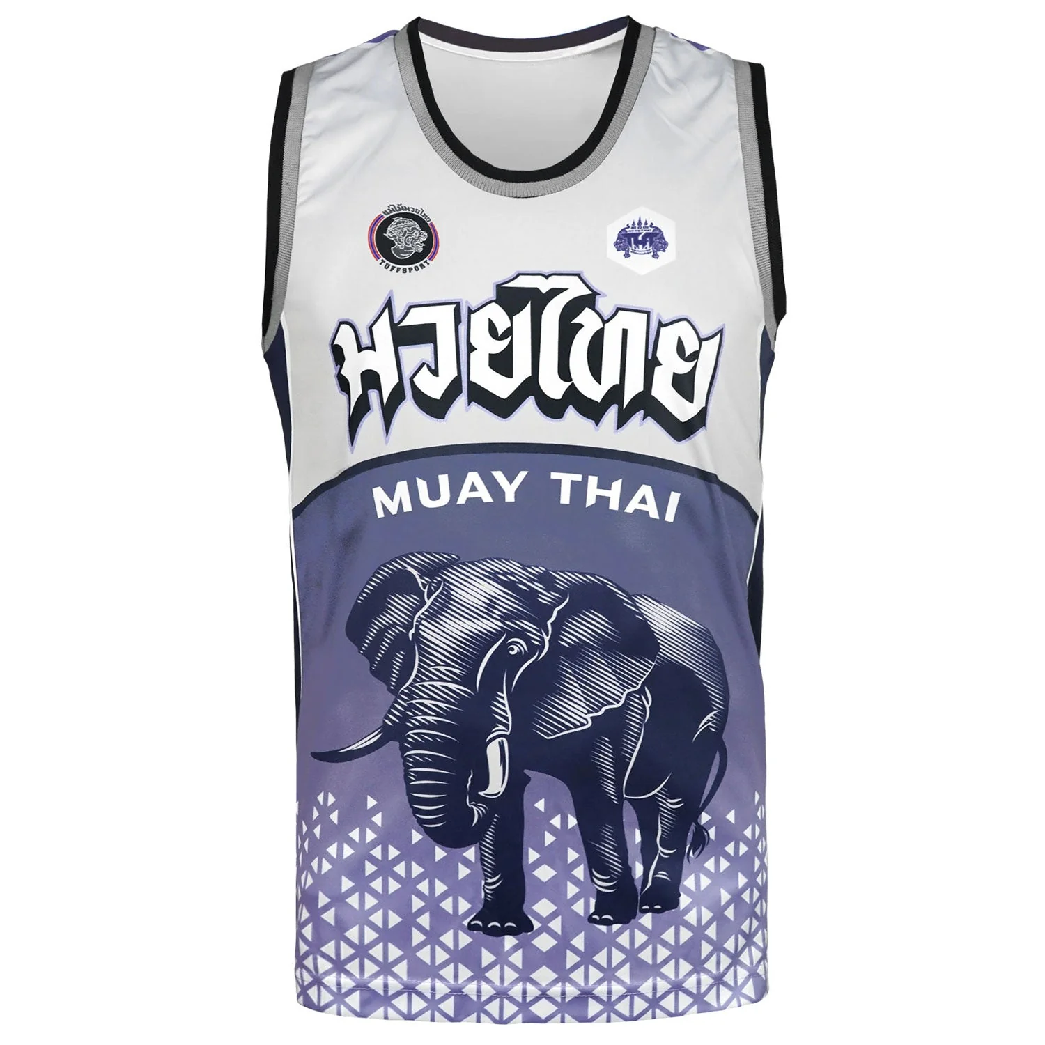 TUFF Tank Top - TT106 - War Elephant Grey-Blue - Image 3