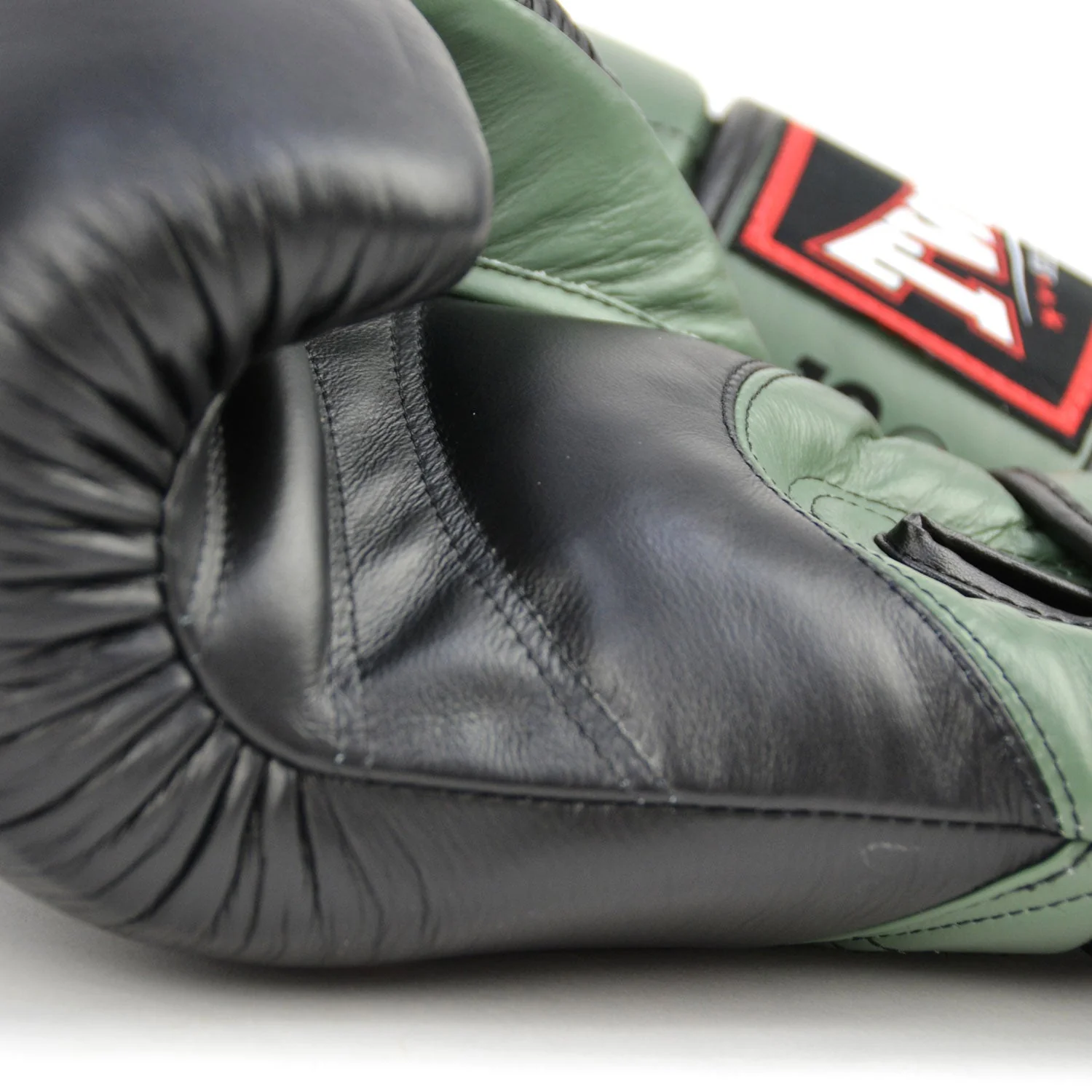 Twins Special BGVL11 Long-Cuff Boxing Gloves - Black-Olive - Image 2