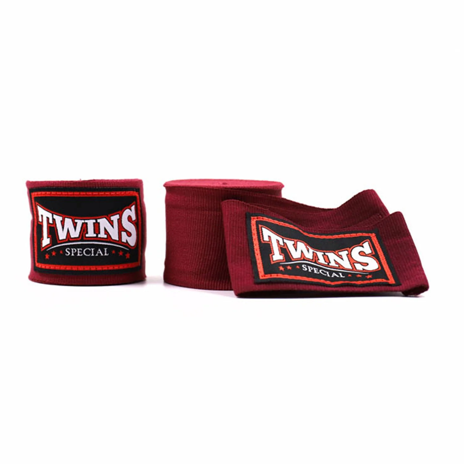 Twins Special CH5 4.5m Elastic Handwraps - Maroon - Image 2