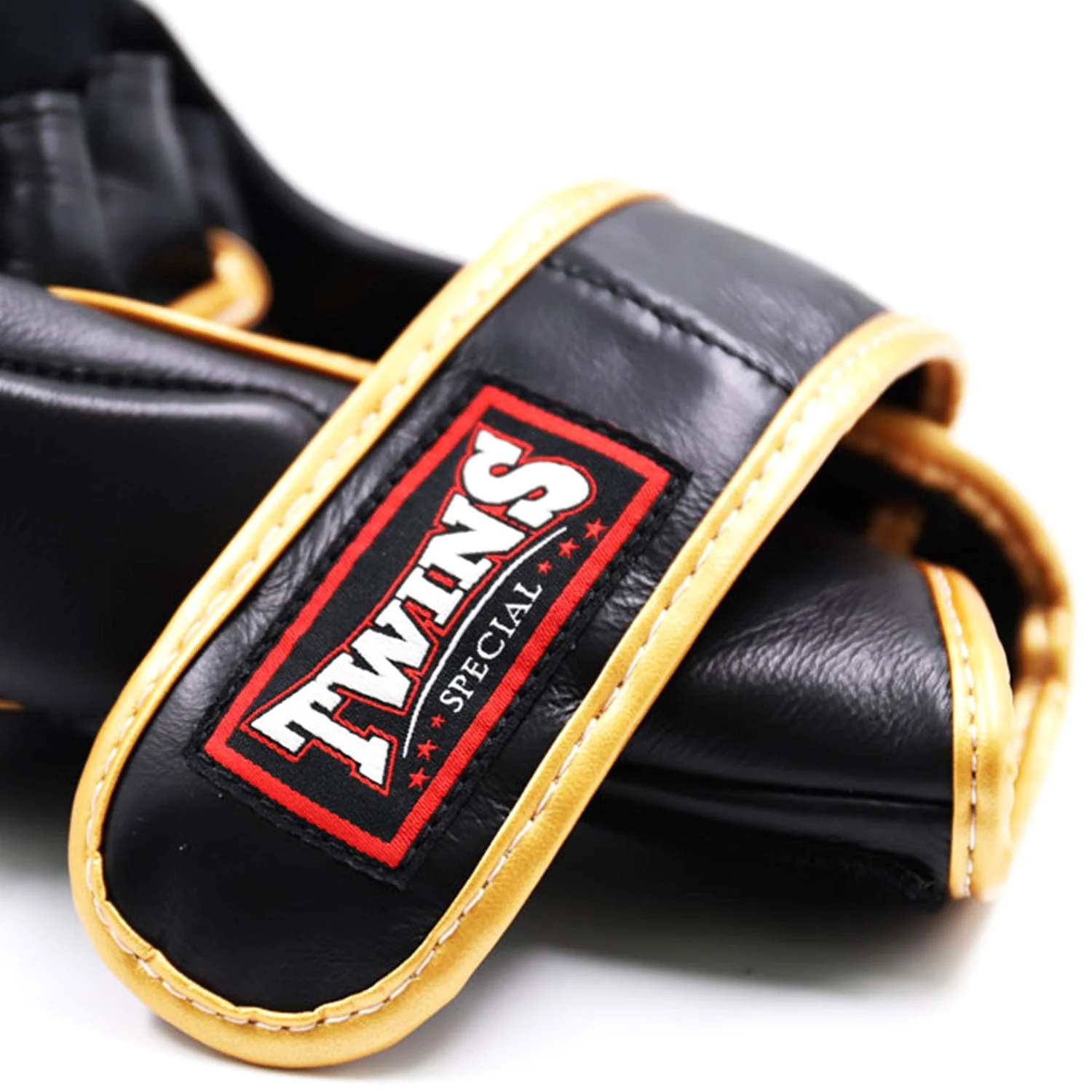 Twins Special GGL14 MMA Sparring Gloves - Black-Gold - Image 5