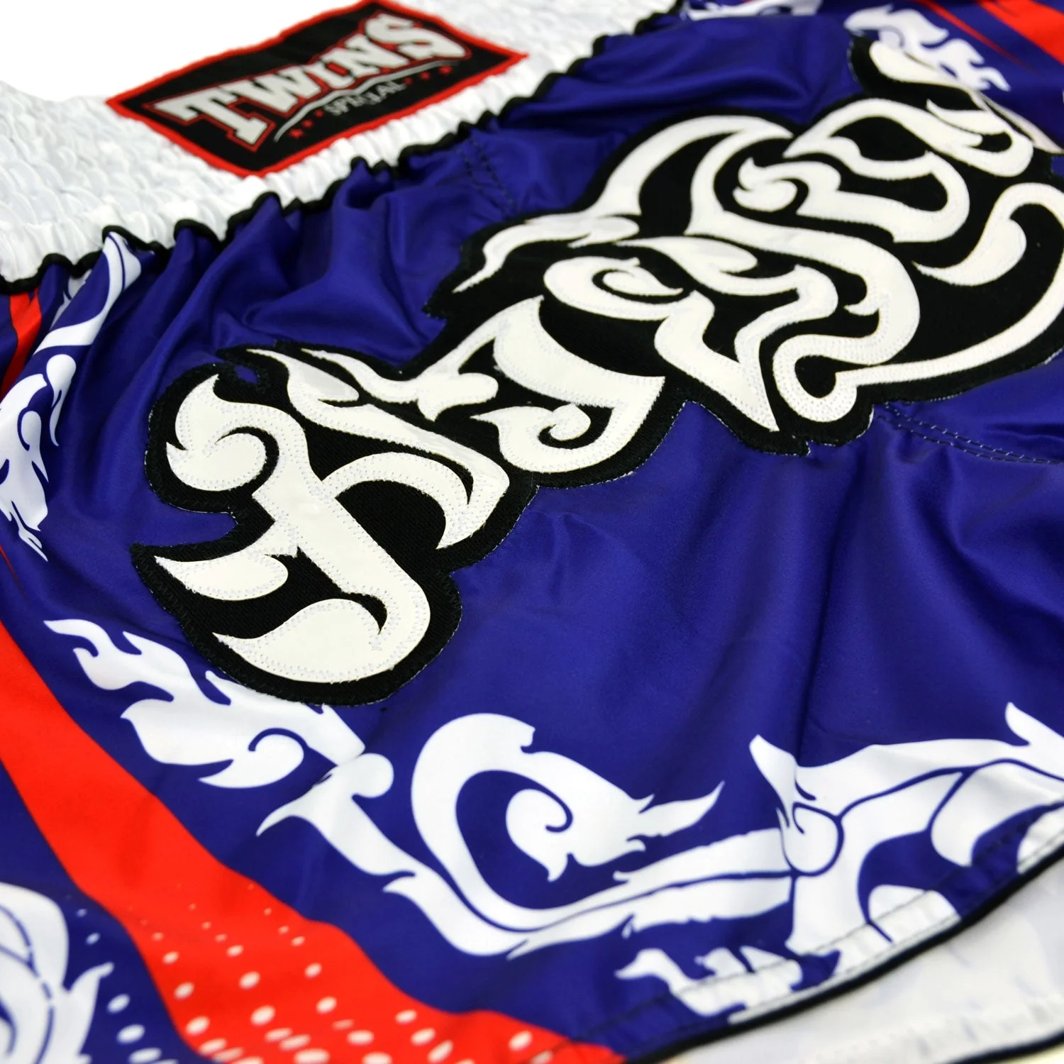 Twins Special Muaythai Shorts - LAITHAI Blue - Image 4