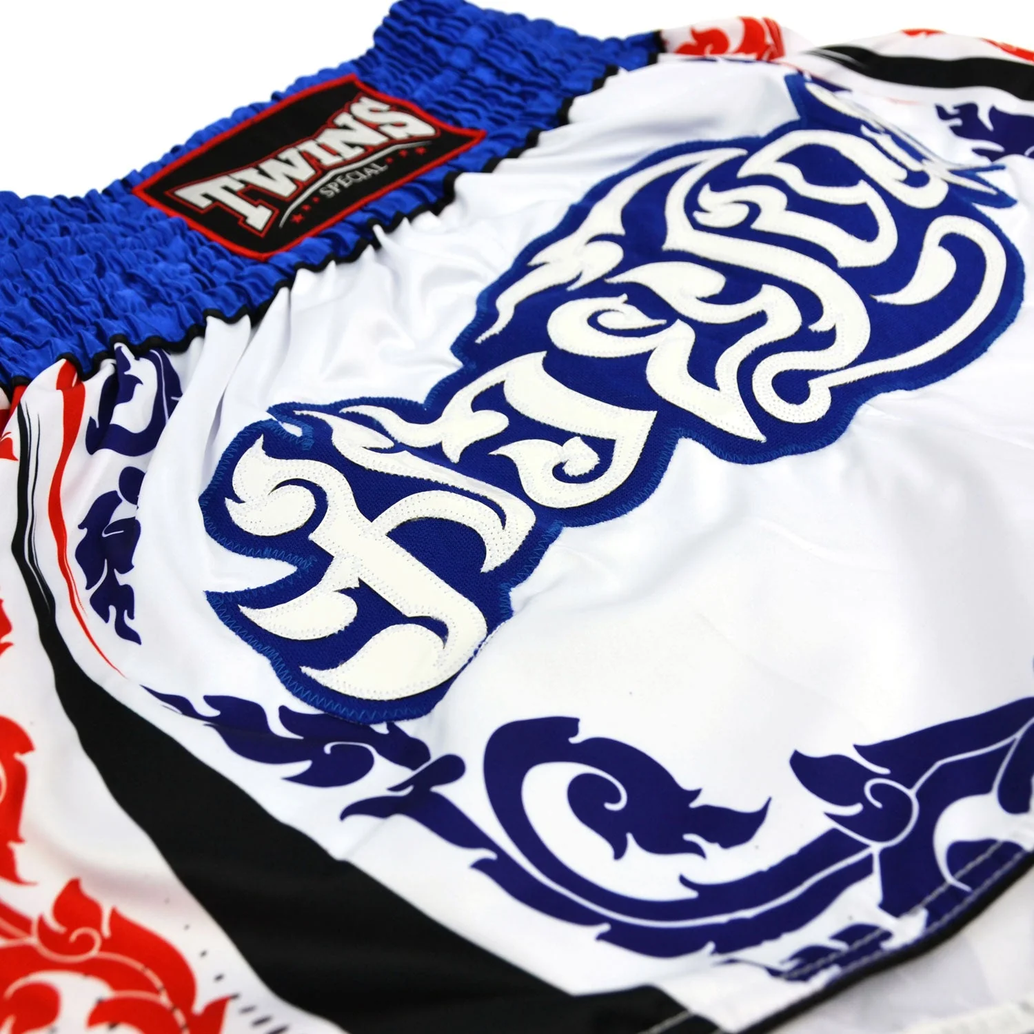 Twins Special Muaythai Shorts - LAITHAI White - Image 4