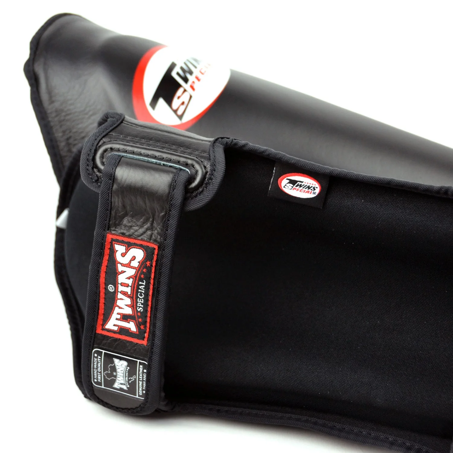 Twins Special SGL10 Leather Shin Pads - Black - Image 2
