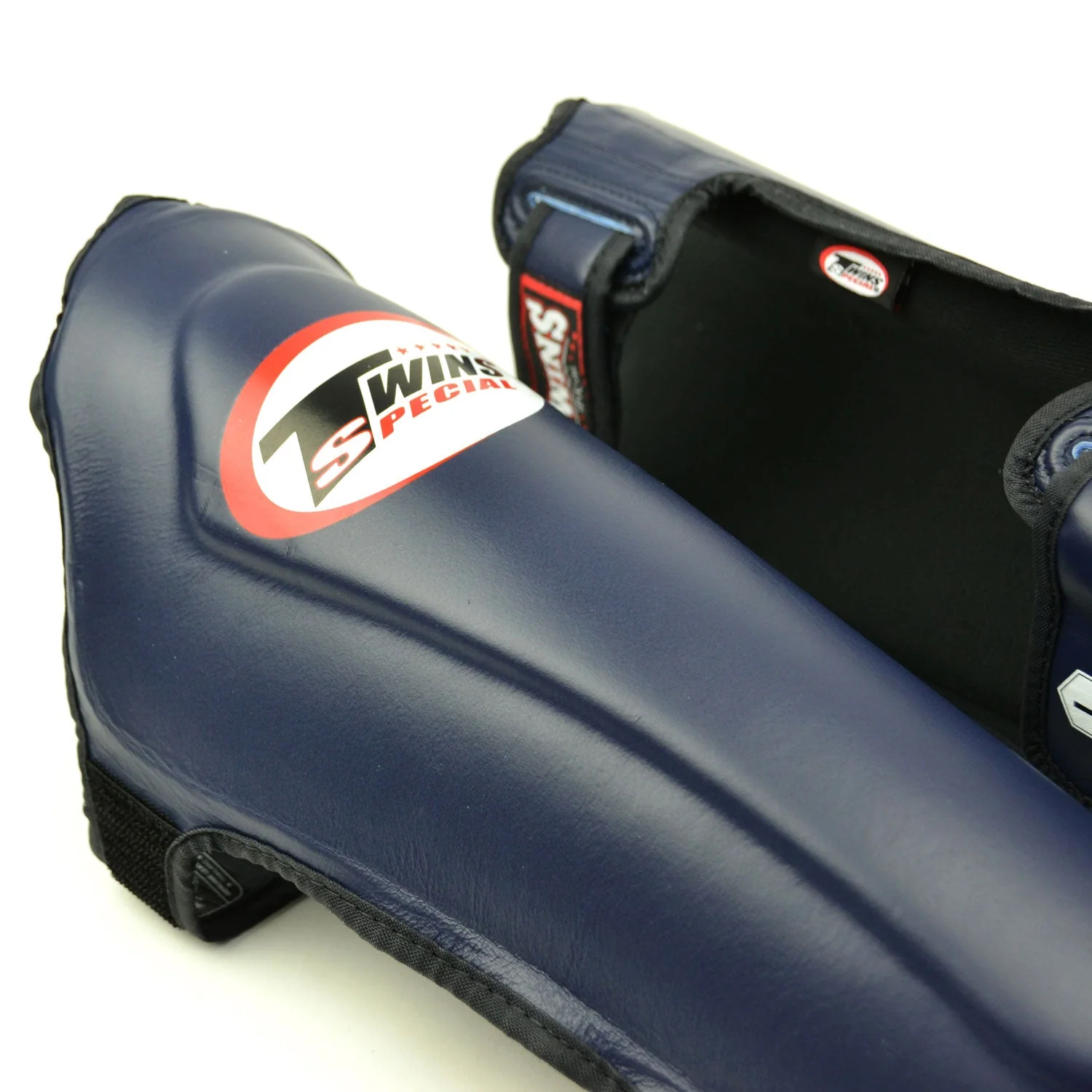 Twins Special SGL10 Leather Shin Pads - Navy - Image 2