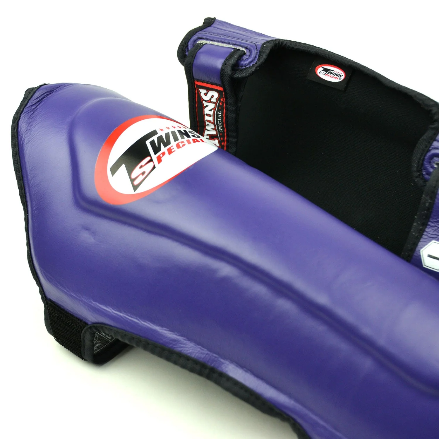 Twins Special SGL10 Leather Shin Pads - Purple - Image 2
