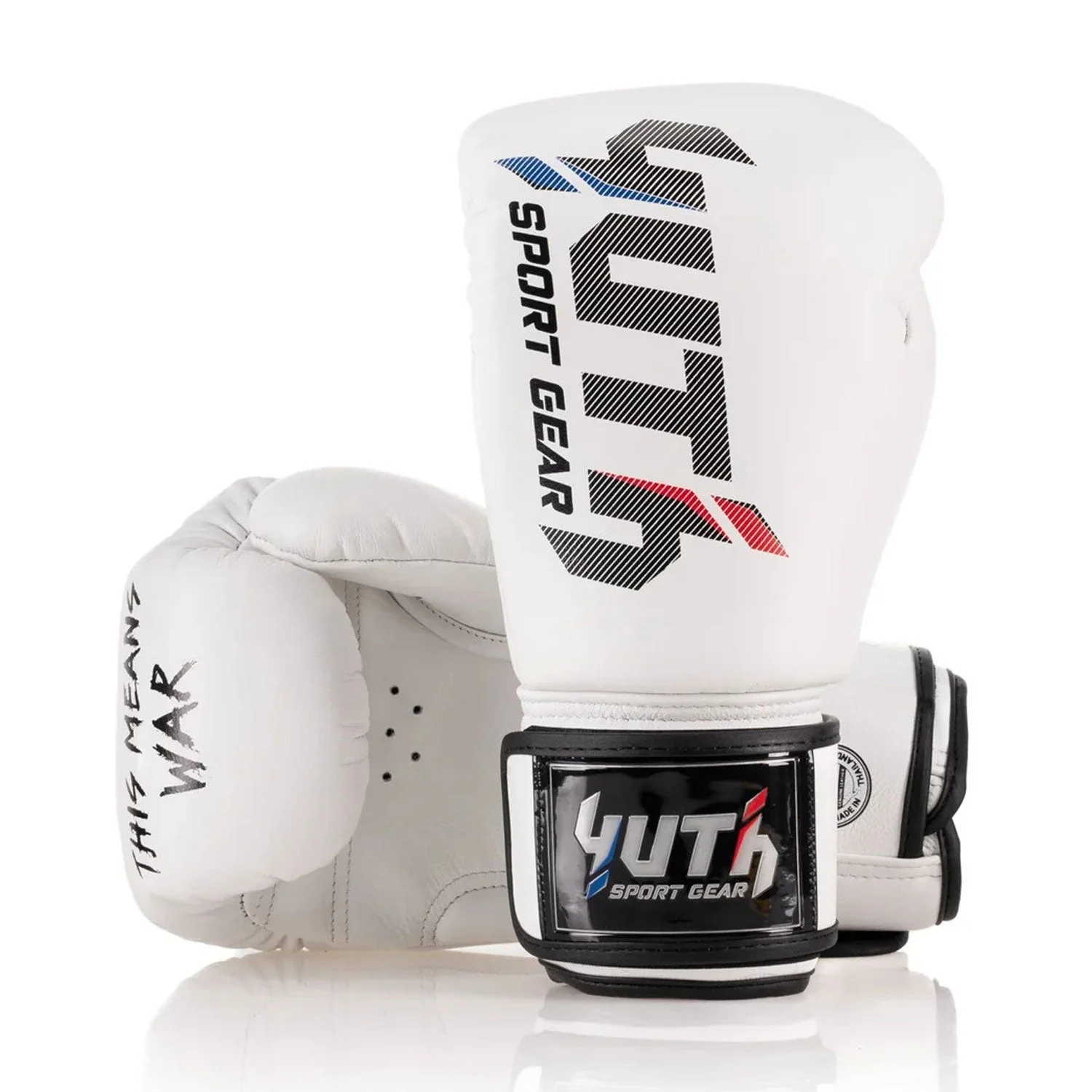 Yuth Boxing Gloves - Sport Line White - Image 2