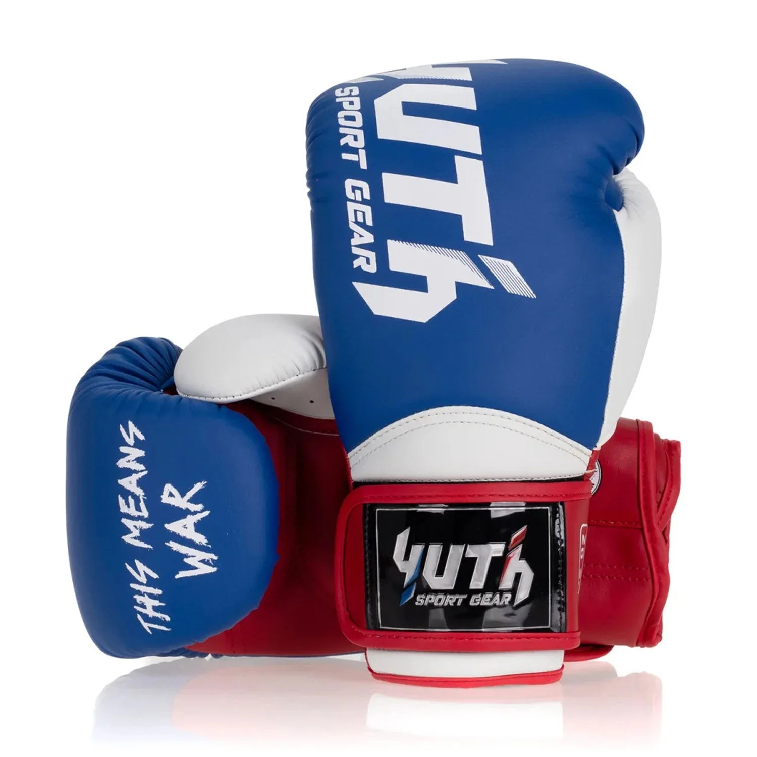Yuth Boxing Gloves - Supportive Red-White-Blue - Image 2